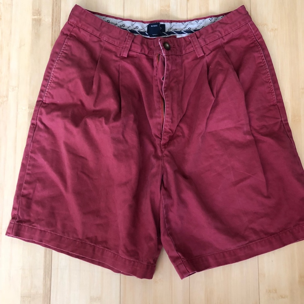 Red shorts